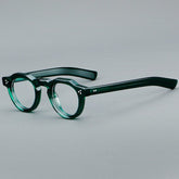 Rolf Vintage Geometric Acetate Glasses Frame Geometric Frames Southood Clear Green